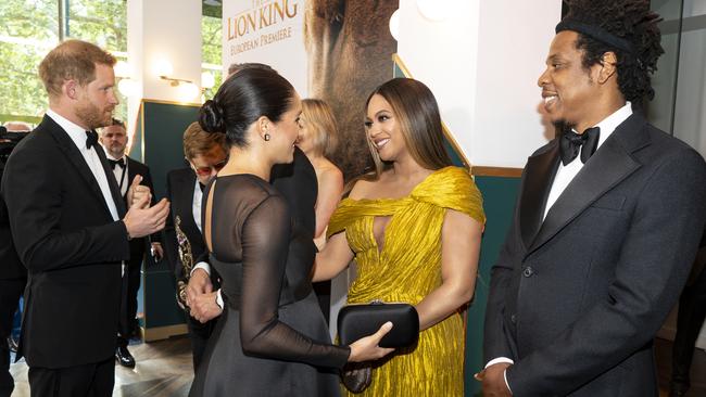 A now infamous photo of Prince Harry and Meghan meeting Beyoncé is the lasting memory of the singer’s role in the live action remake of Disney's 