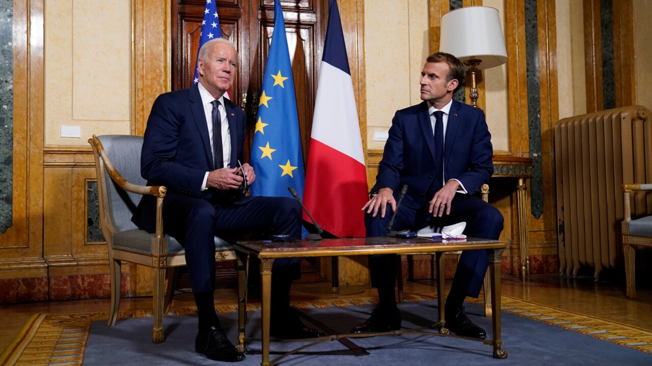 Biden 'all but apologised' to French president over AUKUS deal