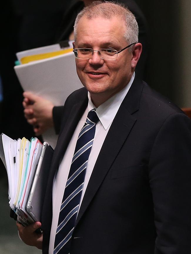 Federal Treasurer Scott Morrison. Picture: KYM SMITH