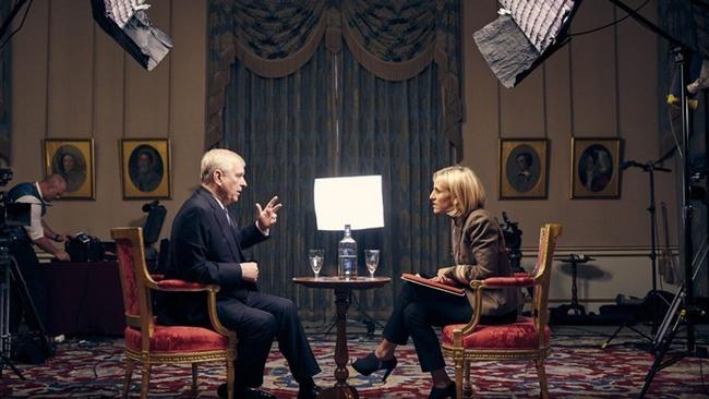 BBC Newsnight's Emily Maitlis interviews Prince Andrew, The Duke of York over his friendship with Jeffrey Epstein, in 2019. Picture: BBC