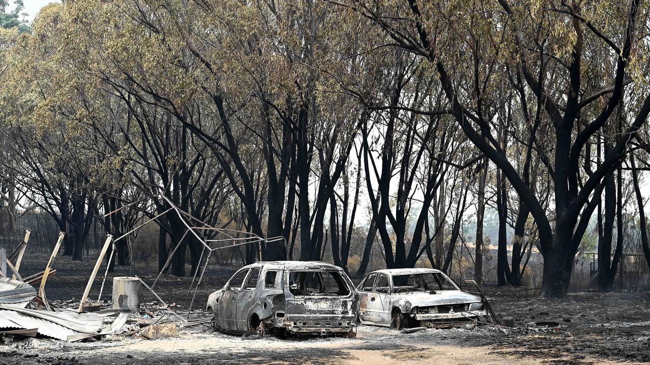 Fire damage around Dalveen (near Warwick) Bushfires burning through the Southern Downs regional area near the Queensland to NSW border. Picture: NCA NewsWIRE / John Gass