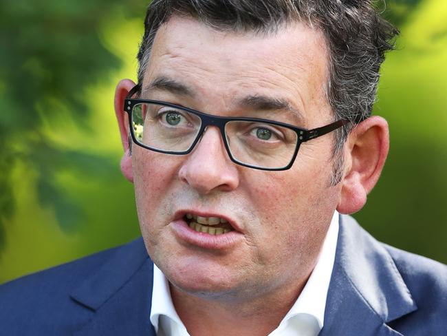 Premier Daniel Andrews eased back coronavirus restrictions across the state. Picture: David Crosling/NCA NewsWire