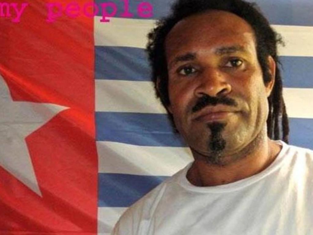 West Papuan National Liberation Army spokesman Sebby Sambom.