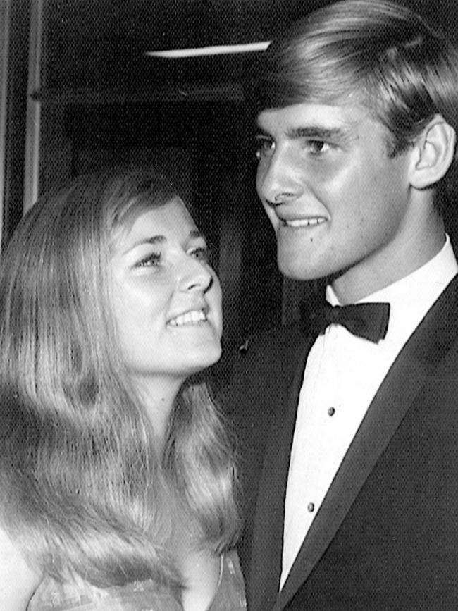 A young Lynette Simms with her future husband, Chris Dawson.