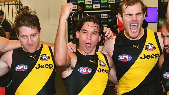 Daniel Rioli wants to play footy his own way, not like any of his star relatives before him. Picture: Getty