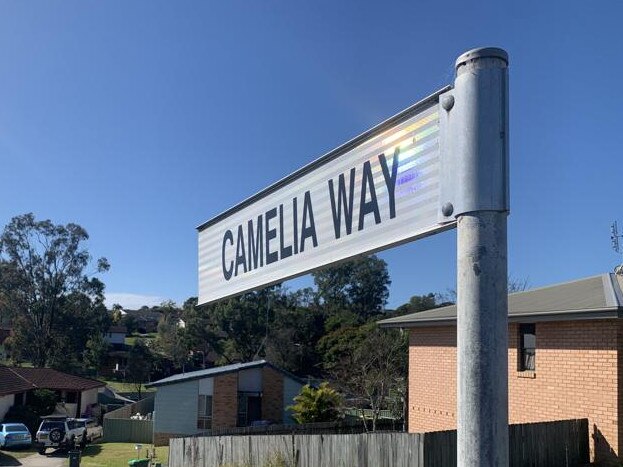 The scene of a fight on Saturday night at Camelia Way South Grafton where a 15-year-old boy was shot in the torso and his father received head injuries.