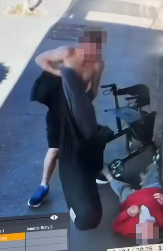 Witnesses alleged the attack caused the woman to fall to the ground and lose consciousness. Picture: Facebook
