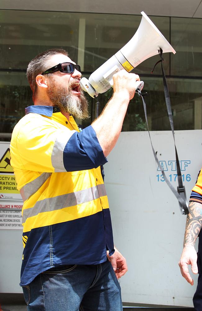 Jade Ingham Assistant Secretary of the CFMEU has been appointed to the Queensland Building and Construction Board. Picture: Claudia Baxter