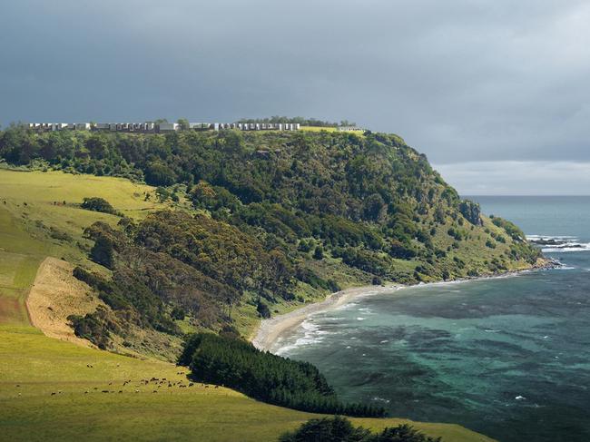 … on Tasmania’s northwest coast at Table Cape. Pictures: Supplies