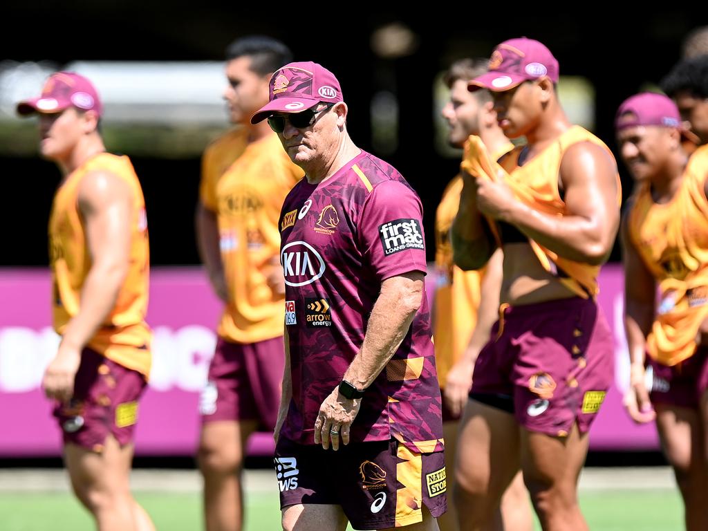 Kevin Walters has hinted at how he sees the Brisbane pack lining up in 2021. Picture: Bradley Kanaris/Getty Images