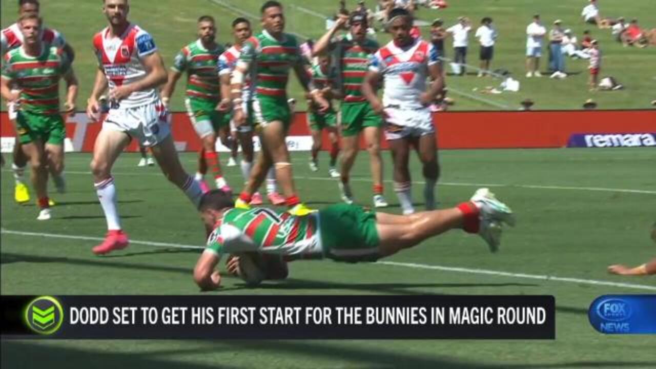 Bunnies' Dodd set for first NRL start