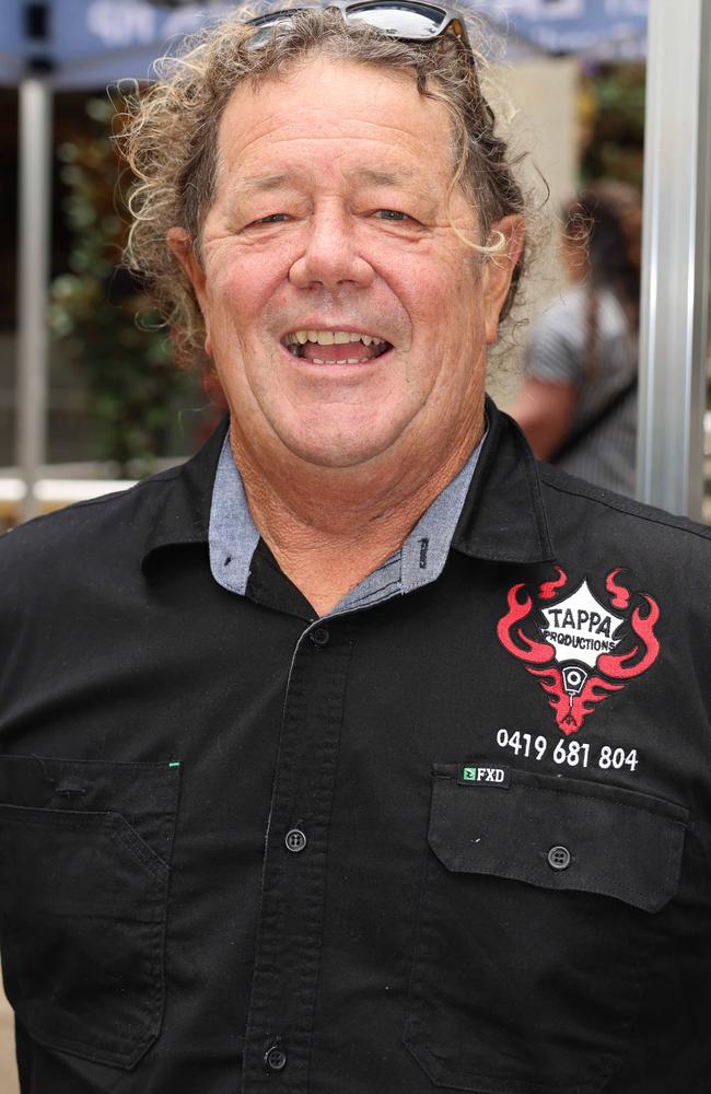 Terry ‘Tappa’ Teece at the Surfers Paradise RSL Anzac Day noon service 2025. Picture: Portia Large.