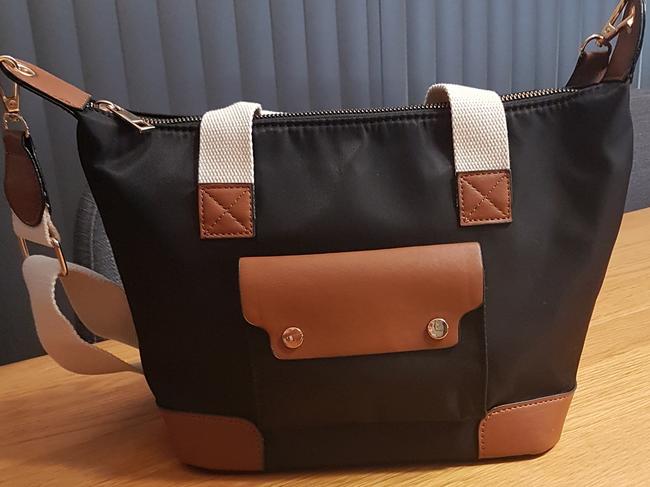 Kmart’s $18 mini crossbody tote bag has been in stores since January but one shopper recently took to social media to boast about the bag. Picture: Facebook