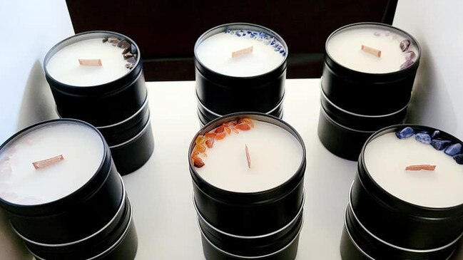 Range of handmade candles from PURE by Tiffany.