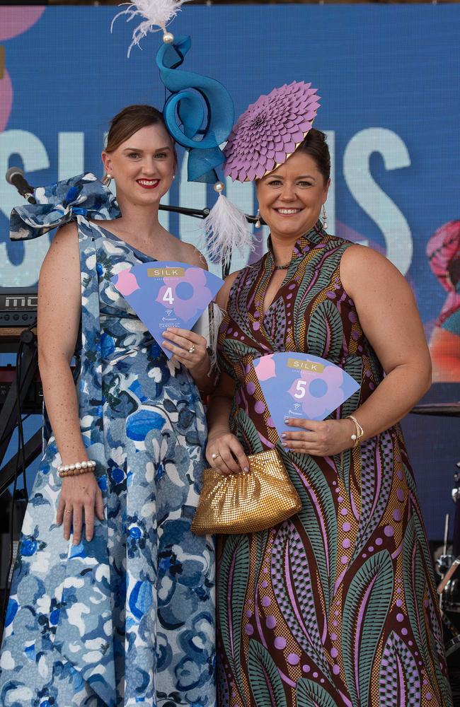 Brooke Prince and Kiri Marshall at the 2023 Darwin Cup. Picture: Pema Tamang Pakhrin