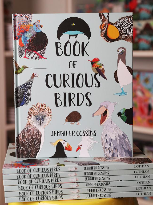 Author Jennifer Cossins’ new book called 'Book of Curious Birds'. Picture: Nikki Davis-Jones