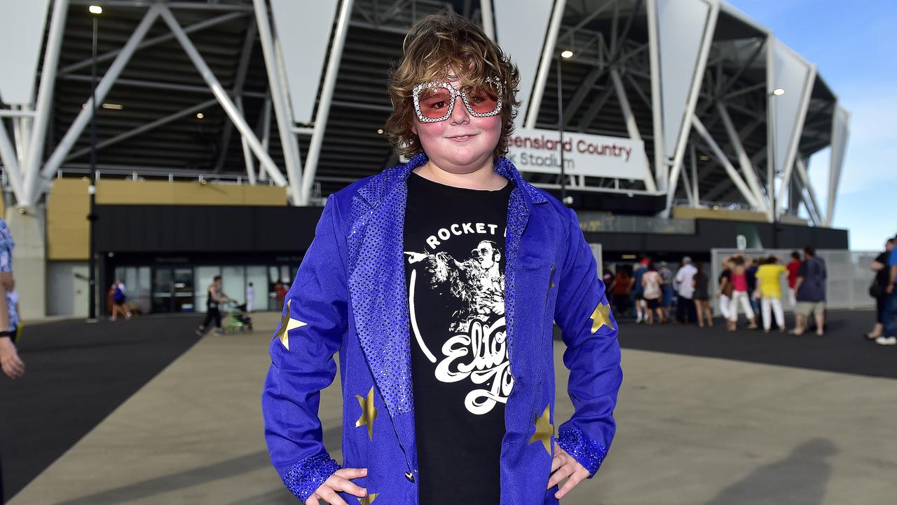 Sonny Gleeson, 10. Elton John performed at Queensland Country Bank Stadium, Townsville on 29 February 2020. PICTURE: MATT TAYLOR.