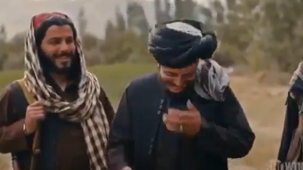 Seriously? Taliban leader hears the idea that Afghans could vote in women politicians and collapses in laughter.