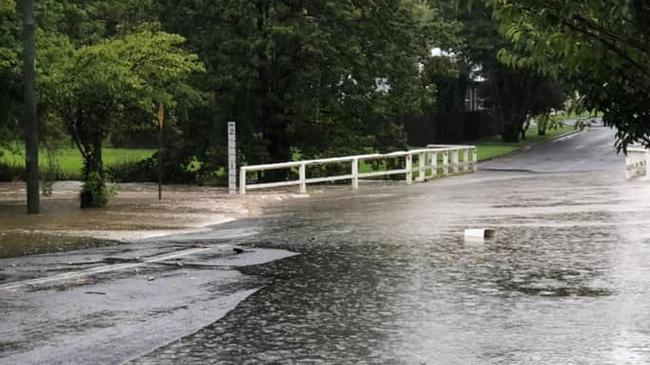 The SES are warning residents near rivulets or creeks, like Mittagong creek in Bowral, to be vigilant as heavy rains continue. Picture: Maddie Midson