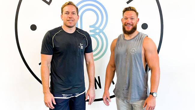 Brothers and former NRL players Mitch and James Aubusson own a BFT franchise in Ballina. Picture: Supplied