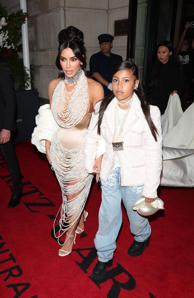 Kim Kardashian is furious her daughter North West has been featured in a song alongside Diddy. Picture: MEGA/GC Images