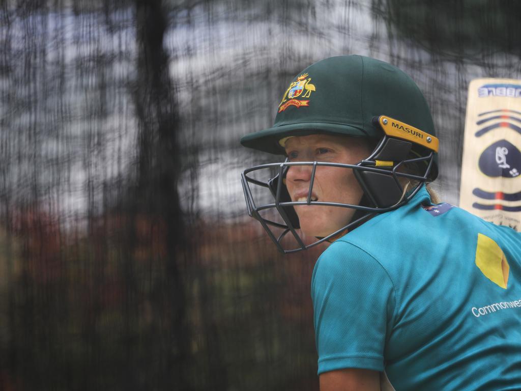 Alyssa Healy suggested that two-day red-ball cricket could pave the pay for longer women’s Test matches. Picture: Mark Evans/Getty Images
