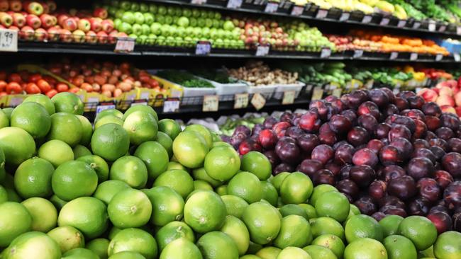 Some of the fresh produce at Big Fresh in Lakemba. Picture: Jenifer Jagielski