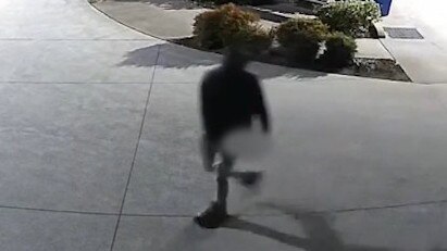 Police have issued CCTV of a man wanted for questioning over a spate of burglaries as well as the attempted armed robbery of a resident on Waterworks Rd, Rutherford on August 5, 2024. Picture: NSW Police