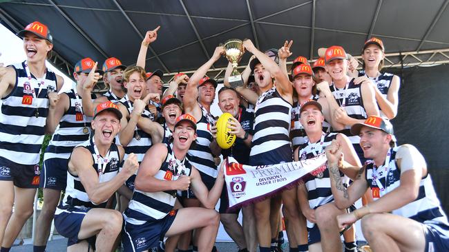 Action from Saturday's McDonaldâ€™s South East Queensland Youth Grand Finals played at Yeronga AFC. 2 September 2023. Picture, John Gass