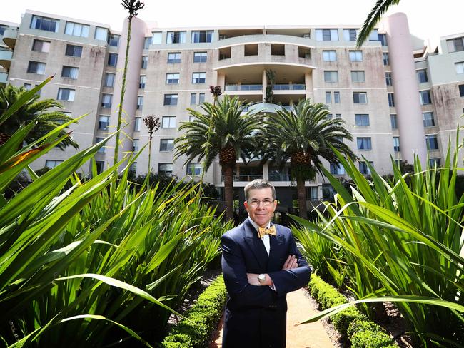 Stephen Goddard who is head of the Owners Corporation Network Sydney. Pic: John Feder/The Australian.