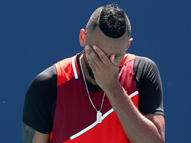 Kyrgios claims he thinks the issue is being swept under the rug.