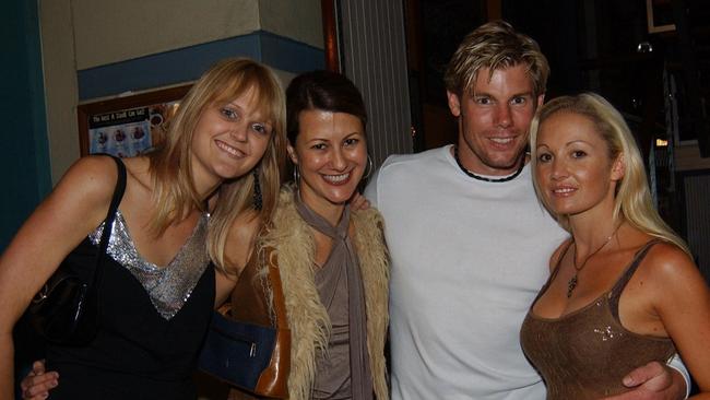 Nicole Whiteside, Rochelle Rotomdo, Glenn Morrison and Robyn ? on Flinders Street East Pic Bryan Lynch AD126040 Nicole Whiteside, Rochelle Rotomdo, Glenn Morrison and Robyn Charlesworth on Flinders Street East Pic Bryan Lynch AD126040
