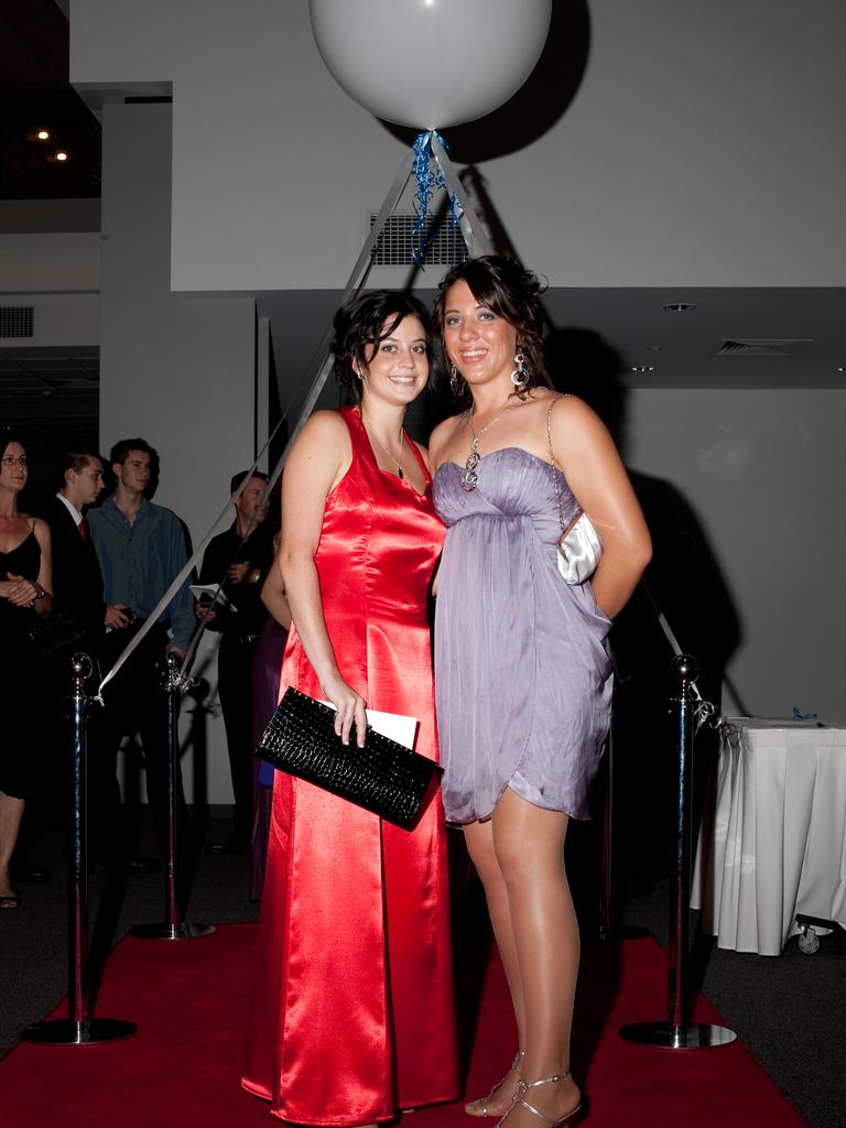 Eulaly Allen and Alisha Sheldon at the 2009 Kormilda College formal. Picture: NT NEWS