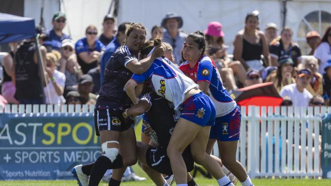 Women's Koori Knockout grand final, Redfern All Blacks vs Newcastle Yowies. Picture: Andrea Francolini