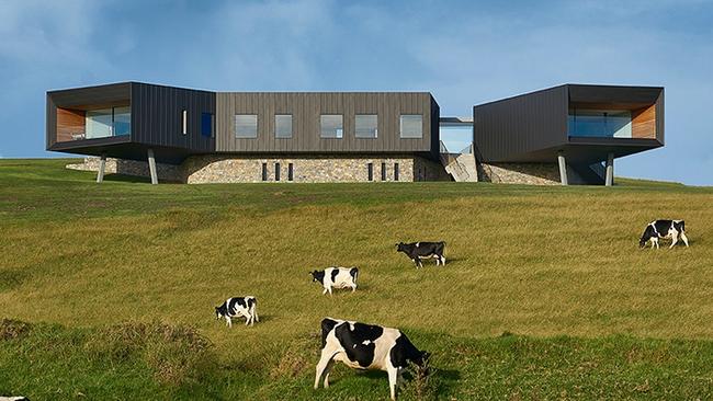 Architect Andy Carson's spectacular Headland House exterior.