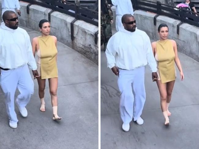 Kanye West and Bianca Censori.