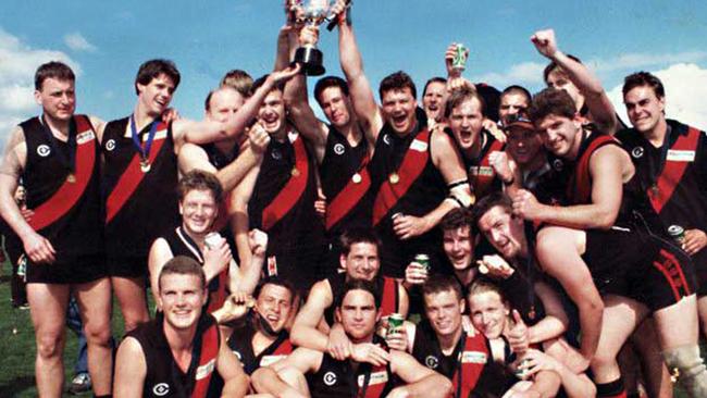 Frankston Bombers' 1998 reserves premiership. Picture: SUPPLIED