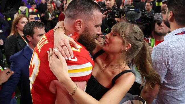 Travis Kelce has reportedly made the trip to Sydney to see Taylor Swift. Picture: Ezra Shaw/Getty Images