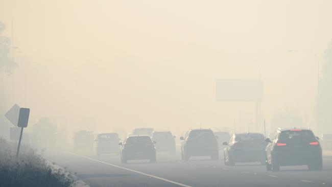 The air quality in western Sydney is expected to become poor this afternoon. Picture: AAP Image/Brendan Esposito