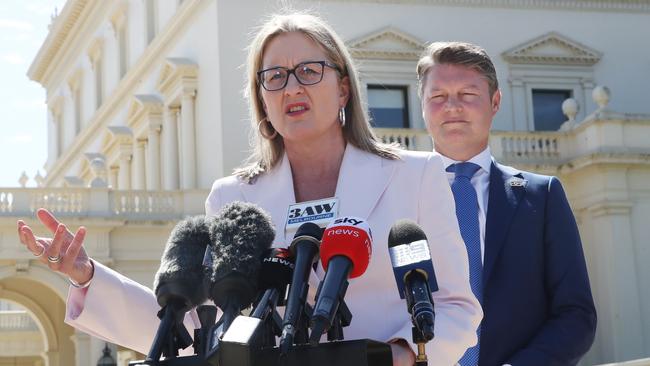 If Jacinta Allan had a honeymoon period as Premier, it’s well and truly over. Picture: David Crosling