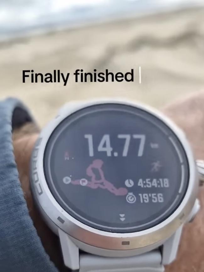 It took five hours and almost 15 kilometres to create the Messi sketch.