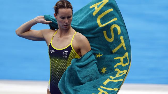 Tokyo 2020 Olympic Games. The Australian swimming team in training at the Tokyo Aquatics Centre, in Tokyo Japan. Emma McKeon the session. Picture: Alex Coppel.