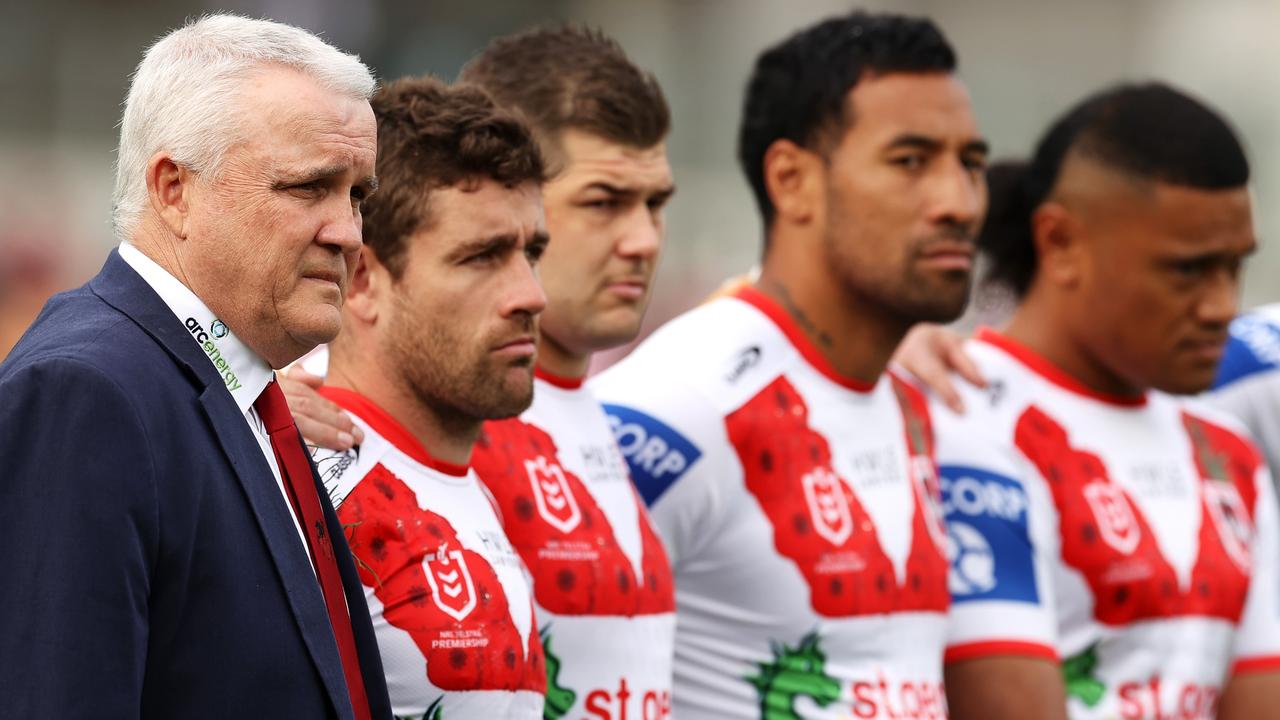 Dragons coach Anthony Griffin is reportedly under pressure. Picture: Mark Kolbe/Getty Images.   