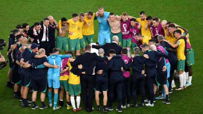 Australia is now through to the Round of 16. Picture: Nicolas Tucat/AFP