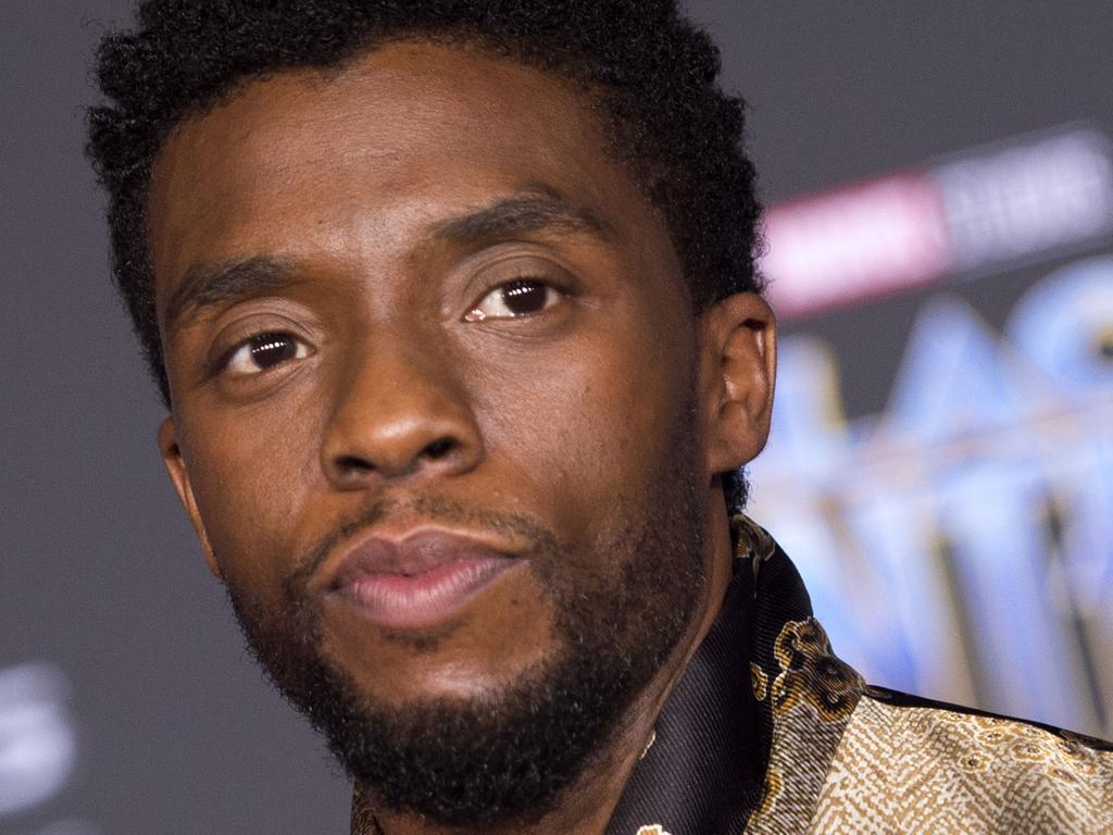 (FILES) In this file photo taken on January 29, 2018 Actor Chadwick Boseman attends the world premiere of Marvel Studiosâ "Black Panther," in Hollywood. - August 28, 2020 Chadwick Boseman died of cancer, he was 43. (Photo by VALERIE MACON / AFP)