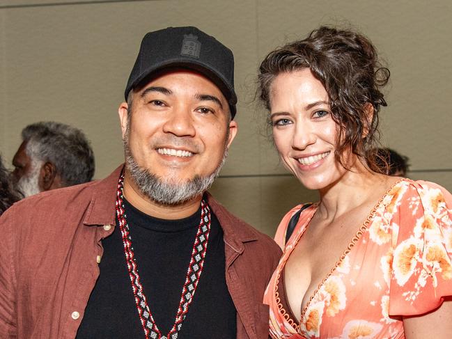 James Mangohig and Caiti Baker at theÃ2023 NT Performing Arts Awards, Double Tree Hilton. Picture: Pema Tamang Pakhrin