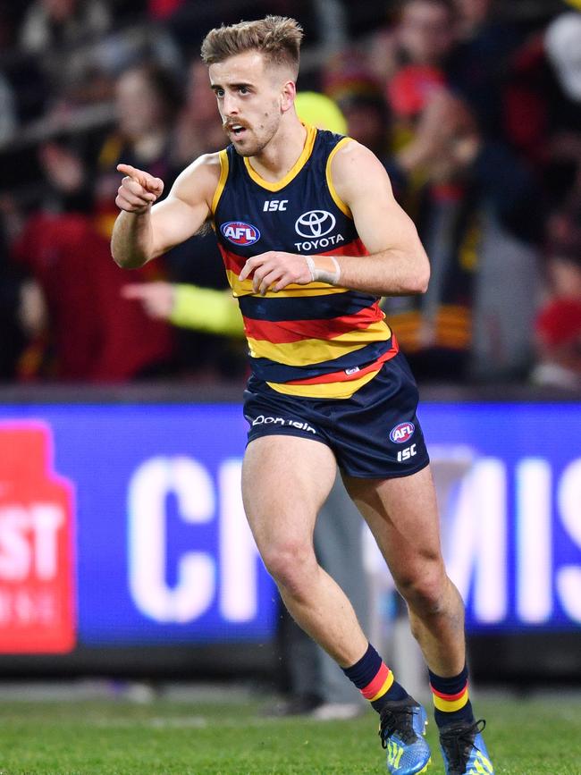 Jordan Gallucci of the Crows. Picture: AAP Image/David Mariuz