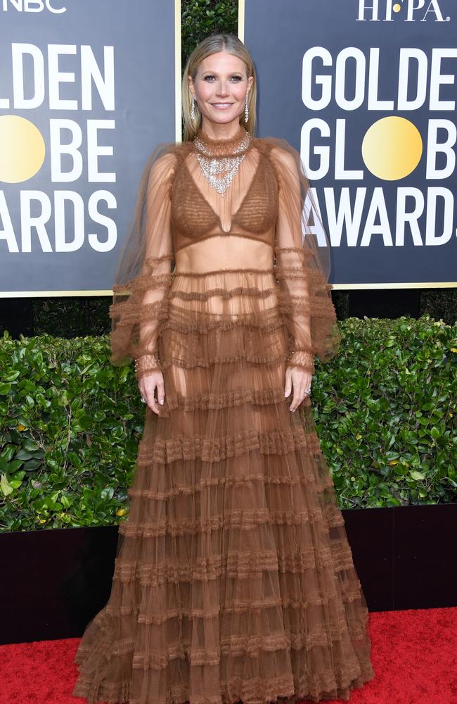 At the Golden Globes before coronavirus took hold. Picture: Jon Kopaloff/Getty Images