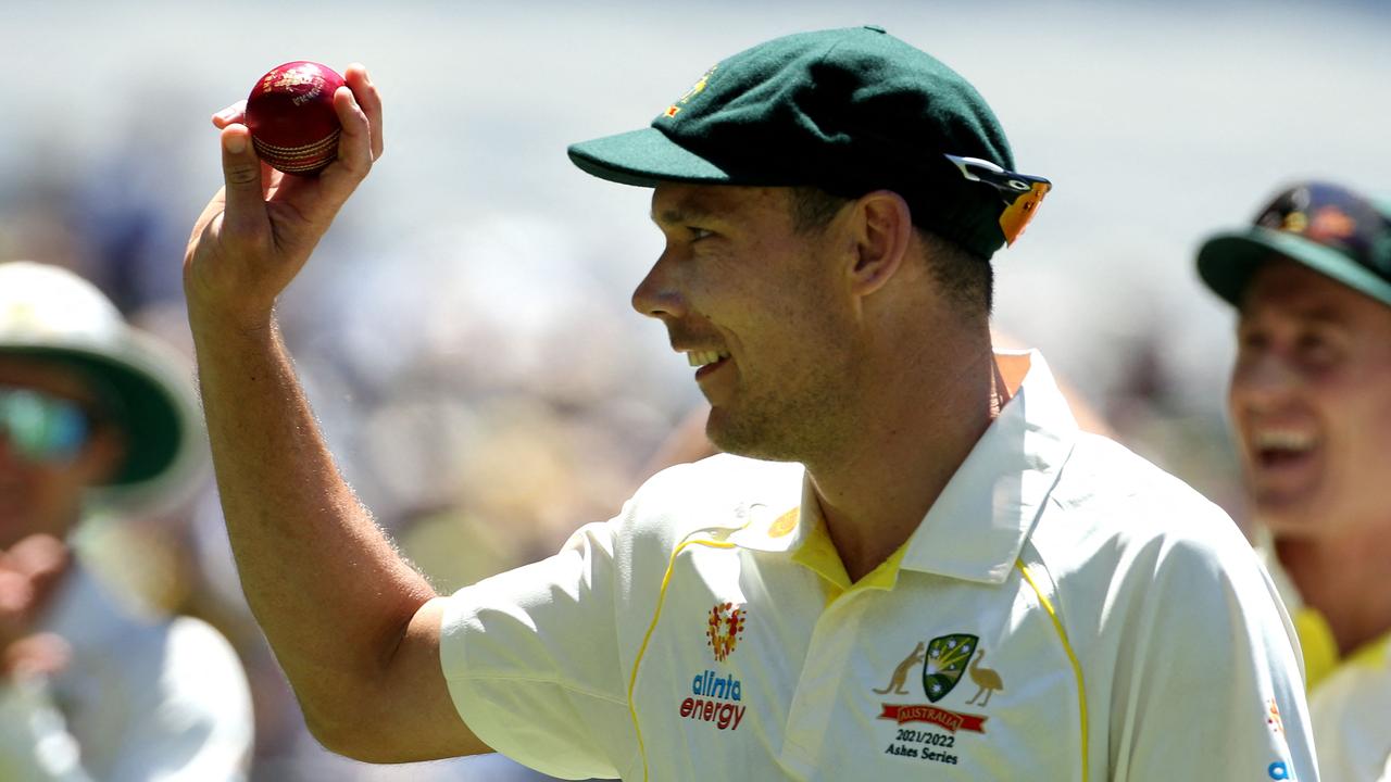 Scott Boland had a debut to remember at the MCG. Picture: Hamish Blair/AFP