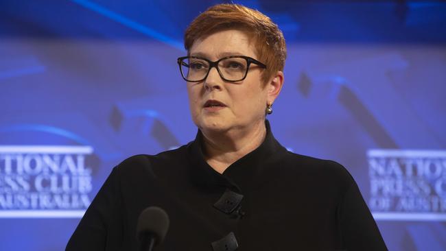 Marise Payne presented her Pacific strategy to cabinet colleagues in November, arguing Australia needed to dramatically increase its support for regional partners to prevent them being co-opted by Beijing. Picture: Andrew Taylor